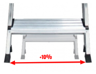 Збільшена на 10% ширина опорної поверхні