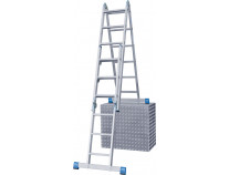 Комбінована шарнірна драбина KRAUSE Stabilo 2x3 і 2x6 сходинок