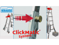Використання  ClickMatic System на драбинах KRAUSE