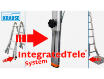 IntegratedTele System на телескопічних драбинах з подовжувачами боковин KRAUSE